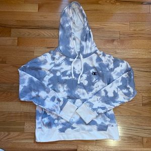Champion Tie-dye Cropped Sweatshirt